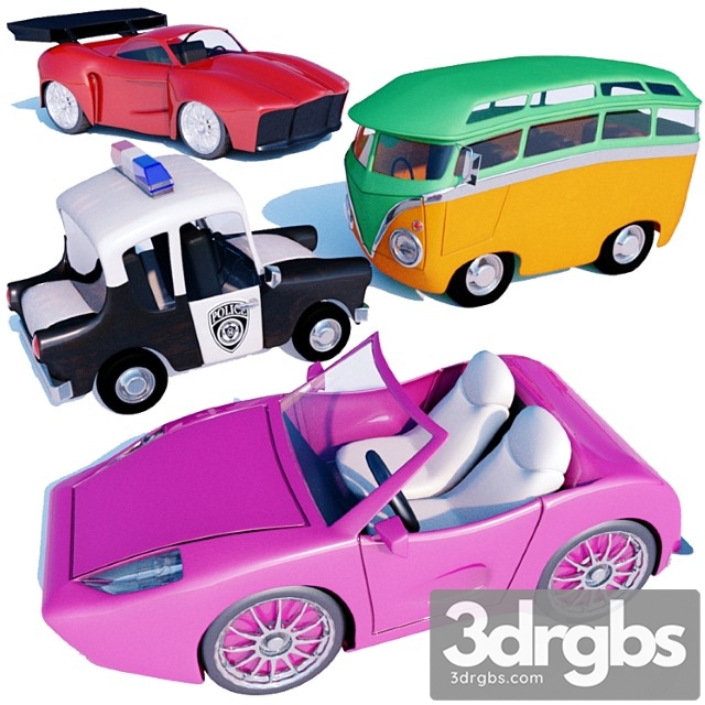 Toy Toy Cars Vol 2 3dsmax Download - thumbnail 1