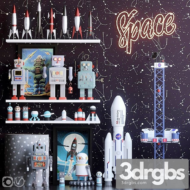 Toy Toys space 3dsmax Download - thumbnail 1
