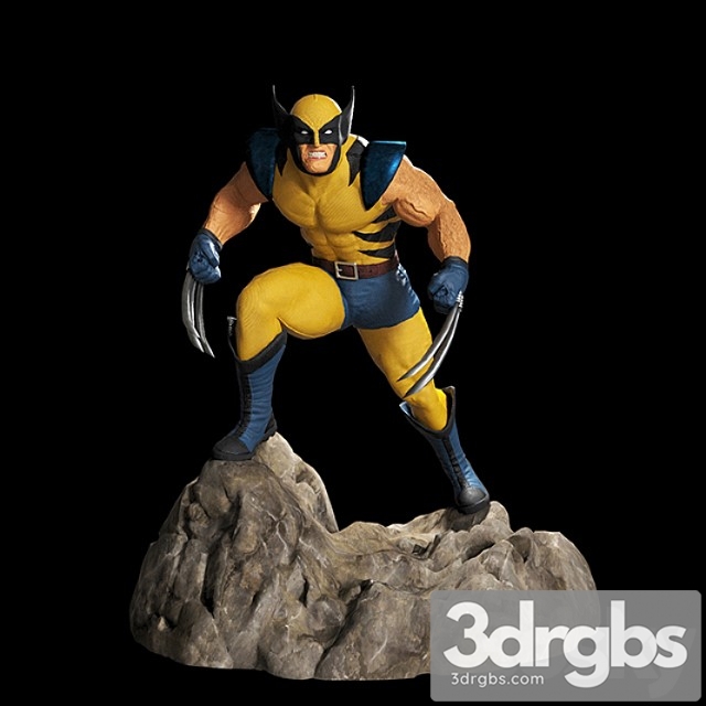 Toy Wolverine 3dsmax Download - thumbnail 1