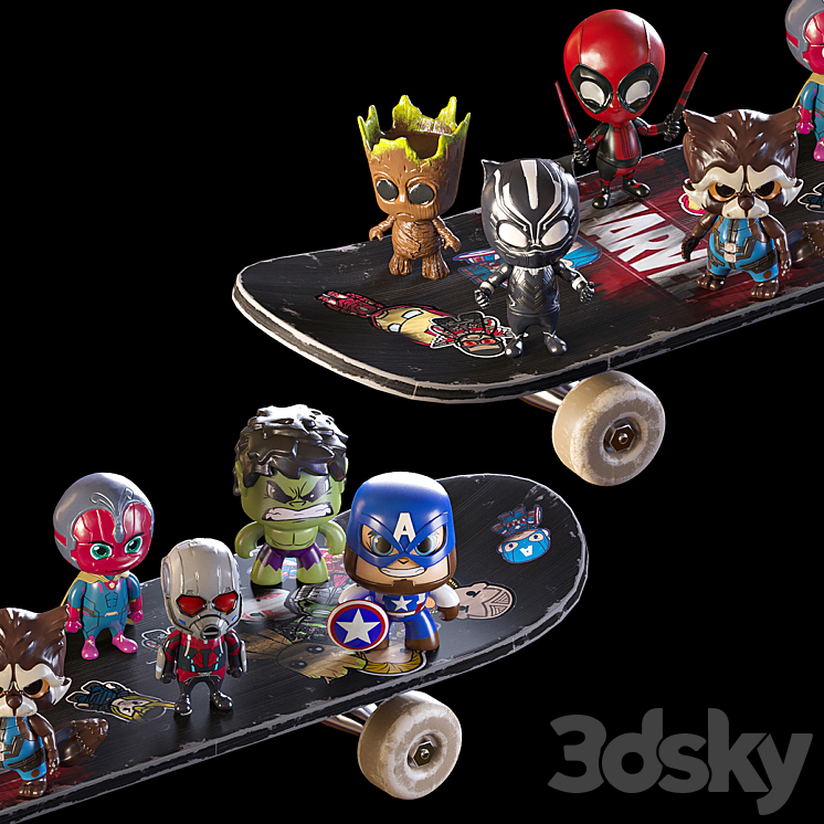 Toys MARVEL 3DS Max - thumbnail 2