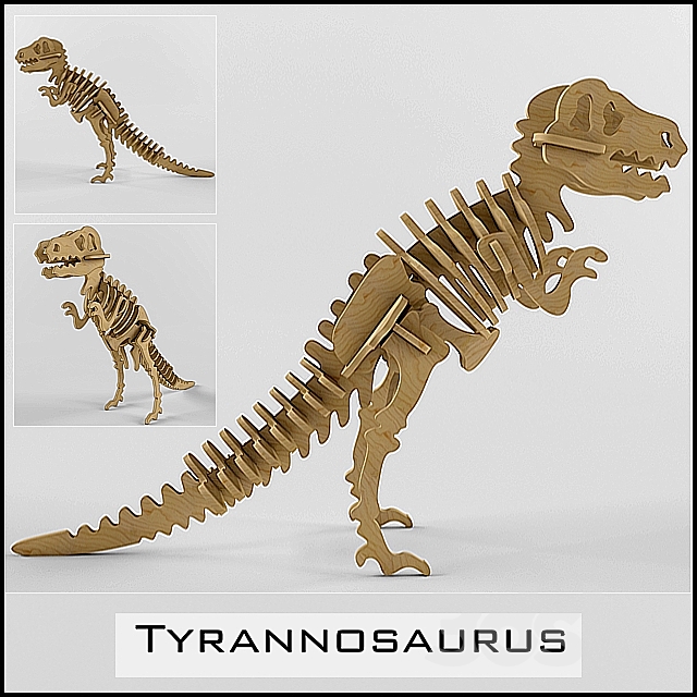 Tyrannosaurus 3ds Max - thumbnail 1