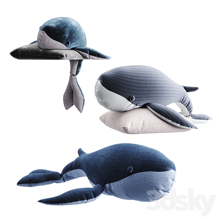 Whale_toy_set 3DS Max - thumbnail 1