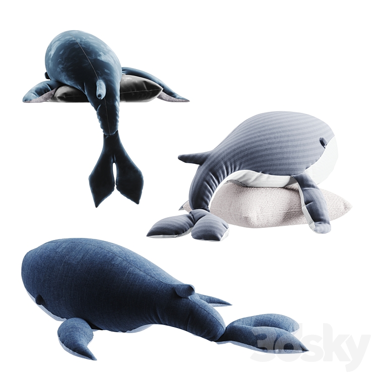 Whale_toy_set 3DS Max - thumbnail 2