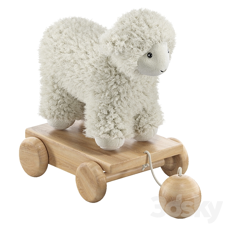 “Wheelchair-toy “”Lamb””” 3DS Max - thumbnail 1