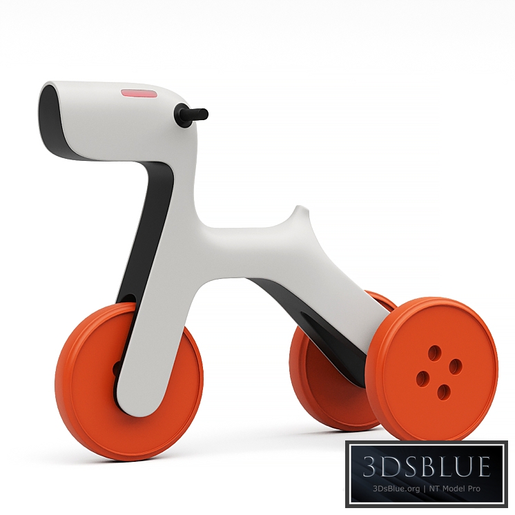 YAMADesign balance bike 3DS Max - thumbnail 3