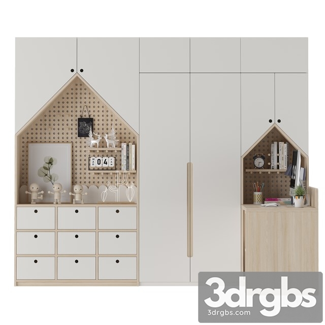 Childrens Wardrobe 07 3dsmax Download - thumbnail 1