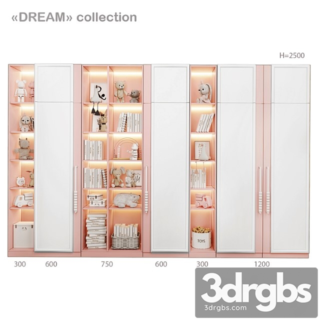 Wardrobe Arbuzov Studio dream collection Wardrobe - thumbnail 1