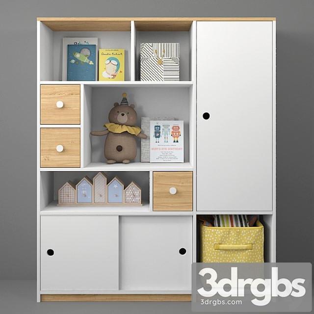 Wardrobe Children&_22 3dsmax Download - thumbnail 1