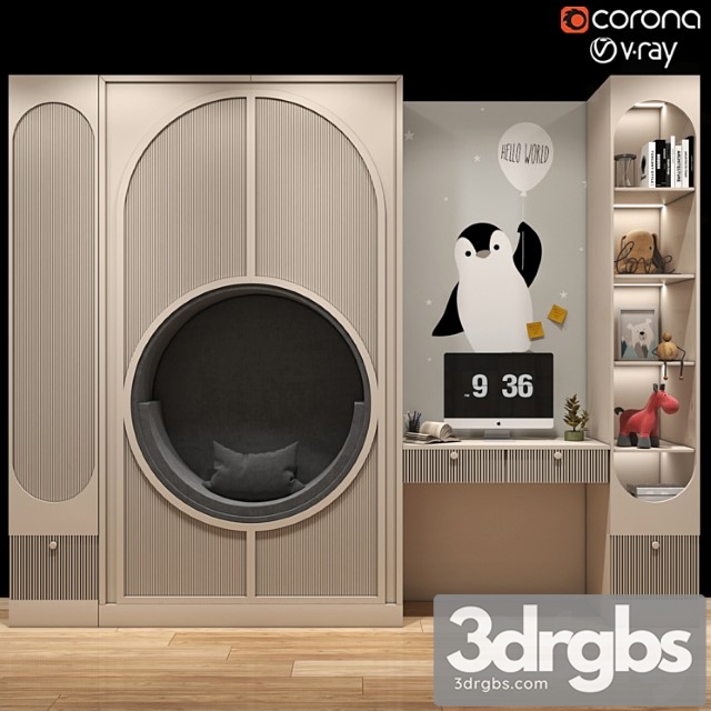 Wardrobe Furniture for a children 006 - thumbnail 1