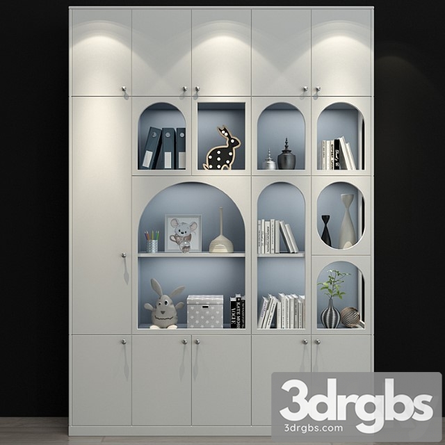 Wardrobe Furniture for a children 0191 3dsmax Download - thumbnail 1