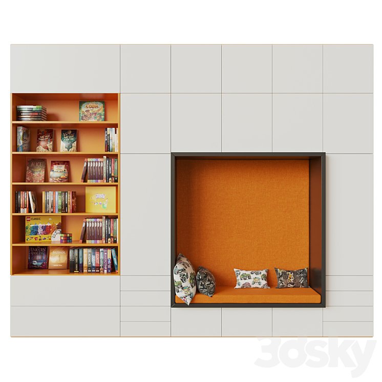 ALCOVA WARDROBE 3DS Max Model - thumbnail 1