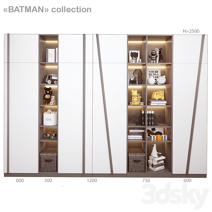 ARBUZOV_STUDIO BATMAN COLLECTION_wardrobe 3DS Max - thumbnail 1