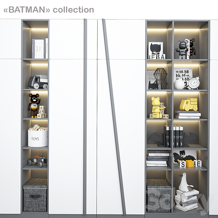 ARBUZOV_STUDIO BATMAN COLLECTION_wardrobe 3DS Max - thumbnail 2