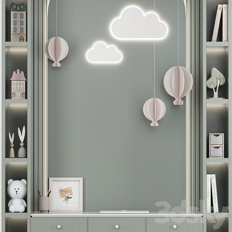 Child Room Decor-10 3DS Max - thumbnail 2