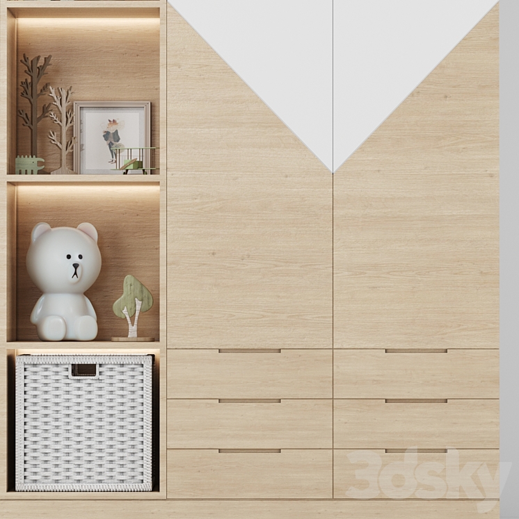 Child Room Decor-12 3DS Max Model - thumbnail 2