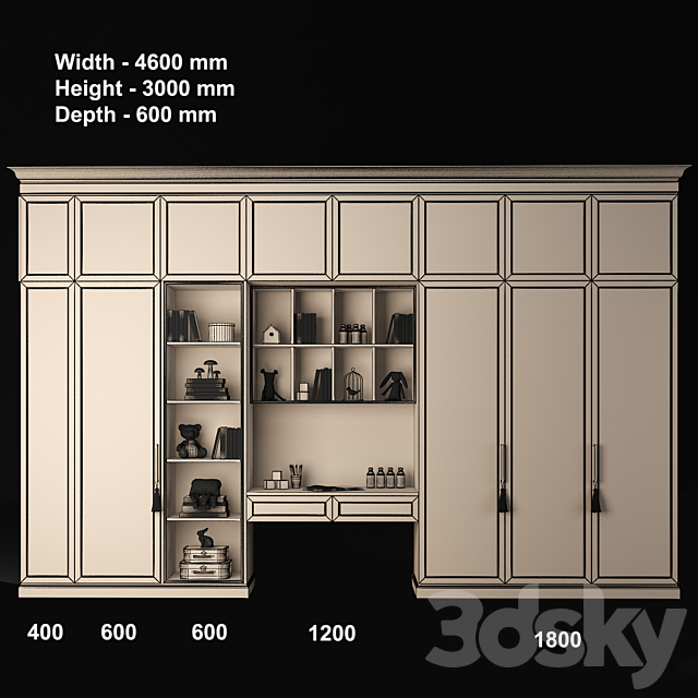 Children’s furniture 84 part 1 3DS Max Model - thumbnail 3