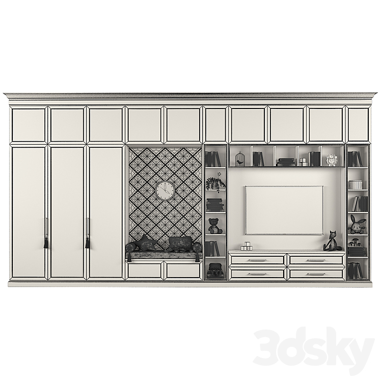 Children's furniture 84 part 5 3DS Max - thumbnail 2