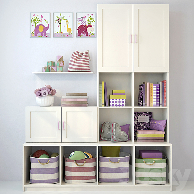 Children’s furniture and accessories 2 3DSMax File - thumbnail 1