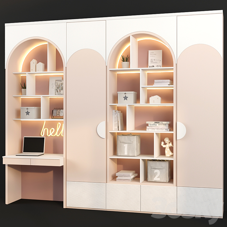 Children's furniture to order 203 3DS Max - thumbnail 2