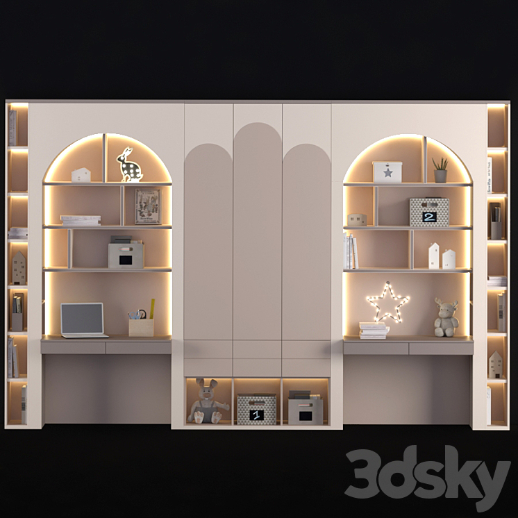 Children's furniture to order 215 3DS Max - thumbnail 1