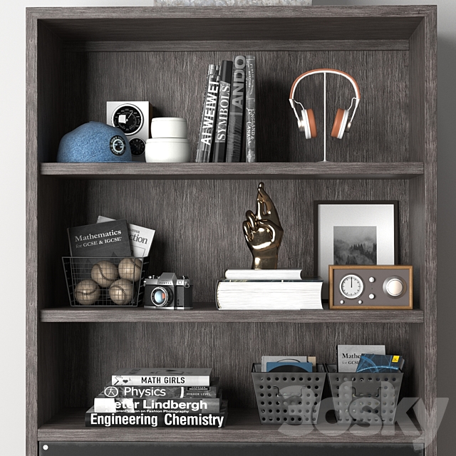 COLBIN WIDE BOOKCASE 3ds Max - thumbnail 2