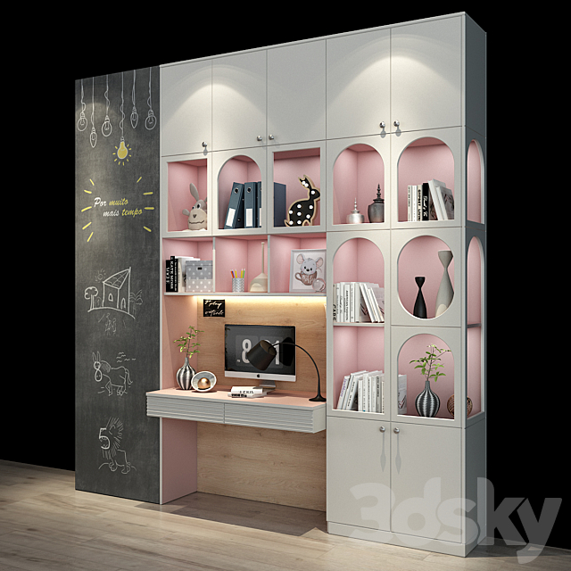 Furniture for a children 0253 3ds Max - thumbnail 2