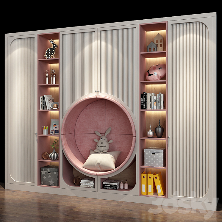 Furniture for a children 0285 3DS Max - thumbnail 2