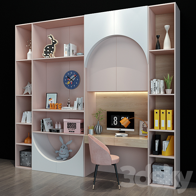 Furniture for a children 115 3ds Max - thumbnail 3