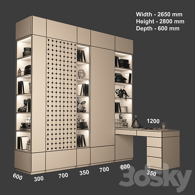 Furniture for a children’s room 86 3DSMax File - thumbnail 3