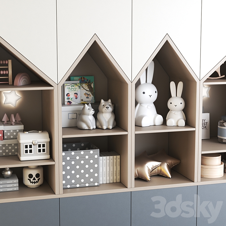 Furniture for nursery 2 3DS Max - thumbnail 2