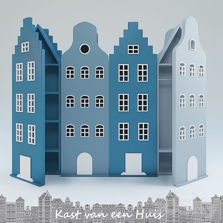 Kast van een Huis 3DS Max - thumbnail 1