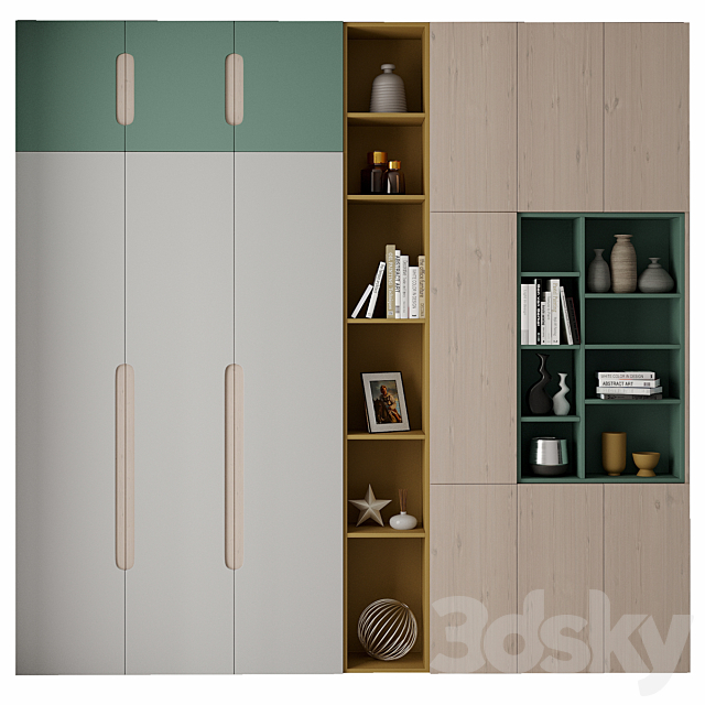 Kirds shelf 3ds Max - thumbnail 3