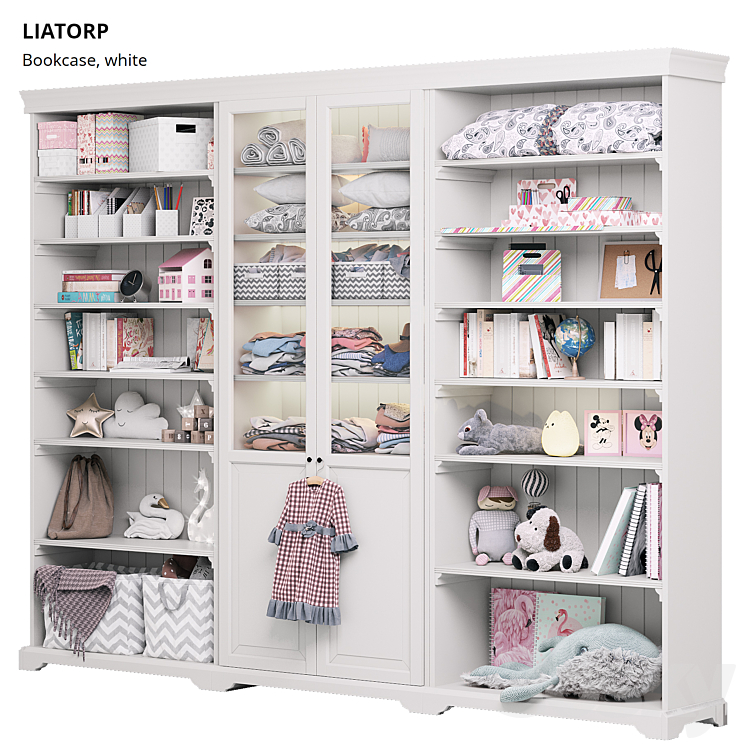 LIATORP Ikea \/ cabinet LIATORP Ikea 3DS Max - thumbnail 2