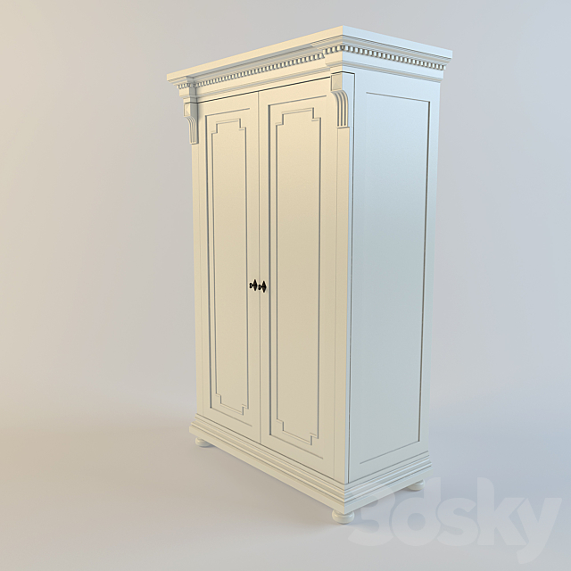 RH baby & child Jameson Armoire 3ds Max - thumbnail 2