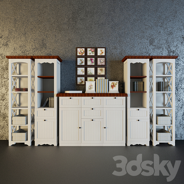 Set of furniture in the nursery 3DSMax File - thumbnail 1