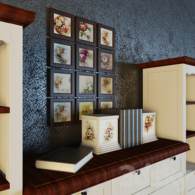 Set of furniture in the nursery 3DSMax File - thumbnail 2