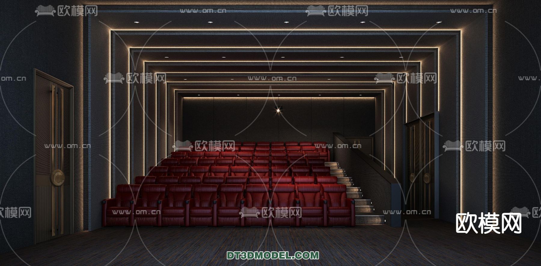 Cinema 3D Scenes – Movie Theater 3D Models – 019 - thumbnail 1