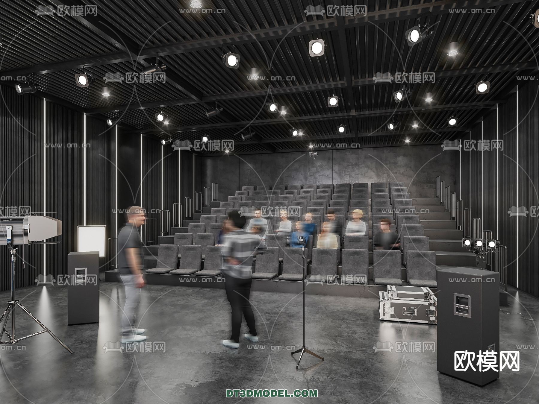 Cinema 3D Scenes – Movie Theater 3D Models – 021 - thumbnail 1