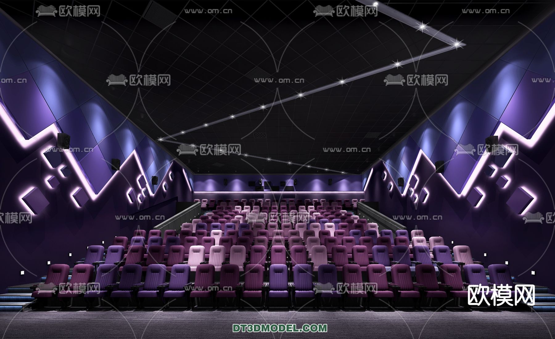 Cinema 3D Scenes – Movie Theater 3D Models – 024 - thumbnail 1