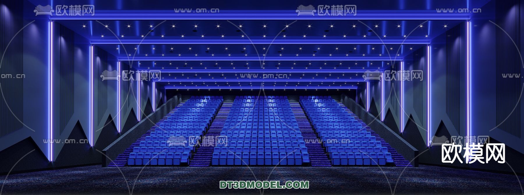 Cinema 3D Scenes – Movie Theater 3D Models – 026 - thumbnail 1