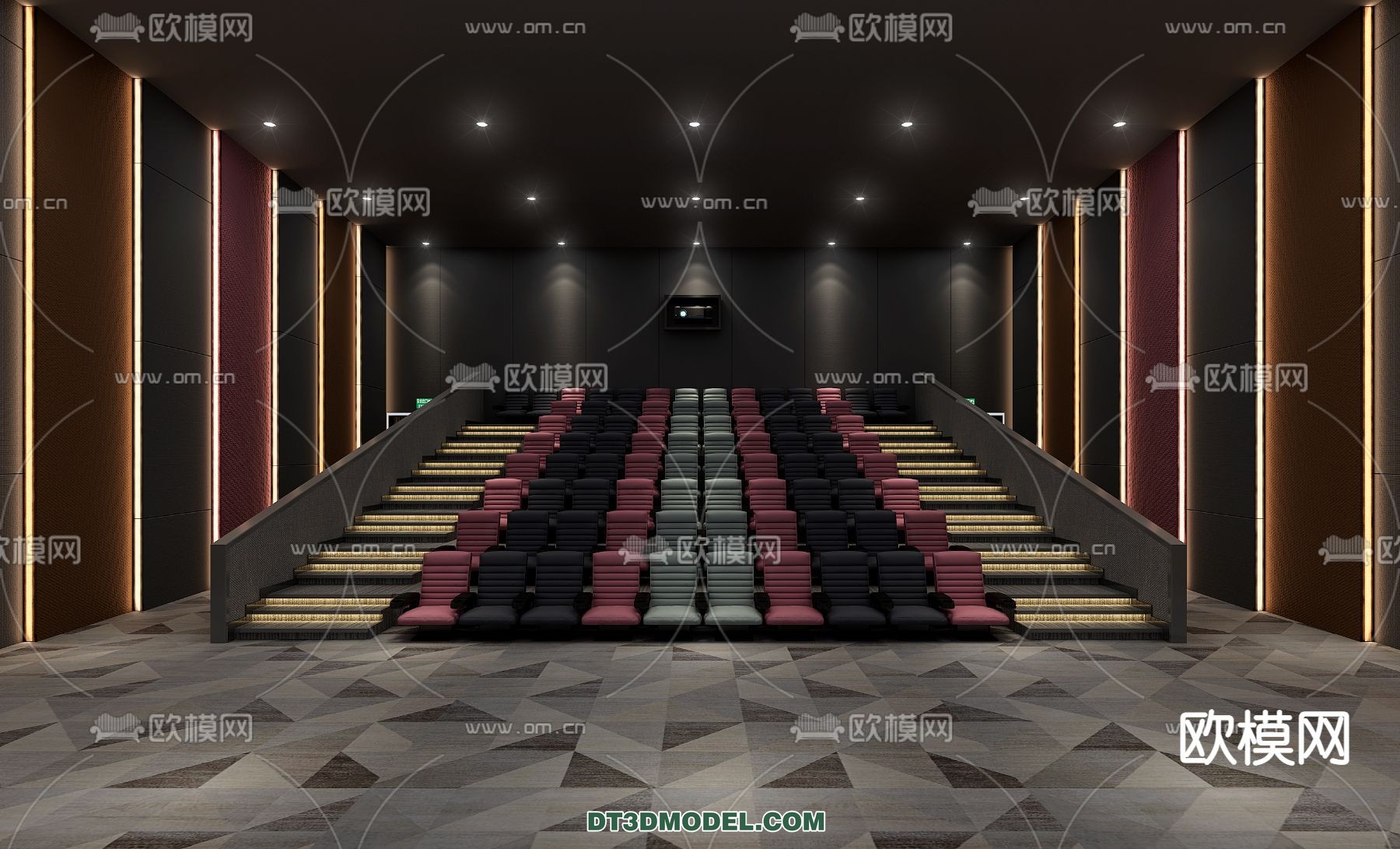 Cinema 3D Scenes – Movie Theater 3D Models – 029 - thumbnail 1