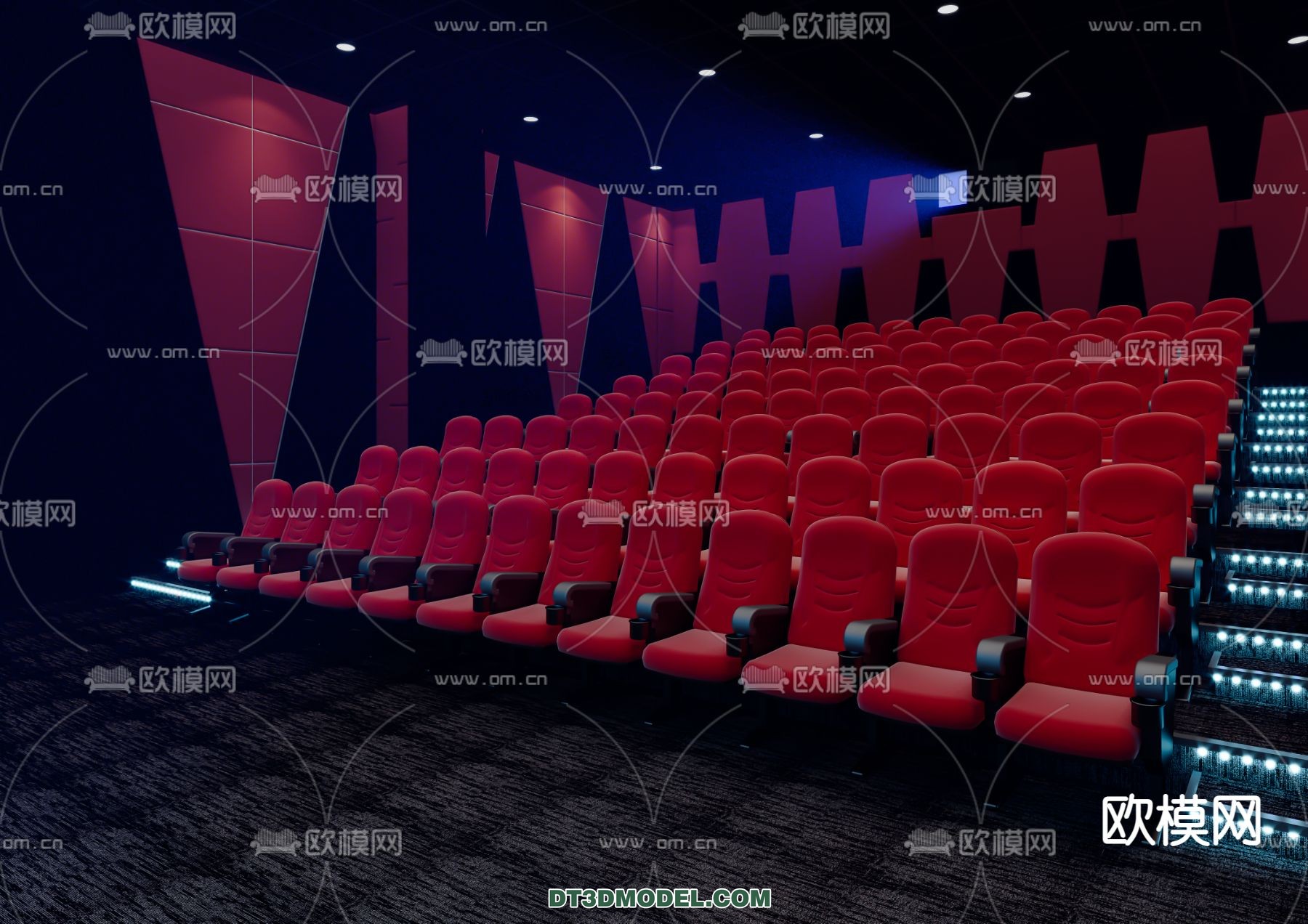 Cinema 3D Scenes – Movie Theater 3D Models – 045 - thumbnail 1