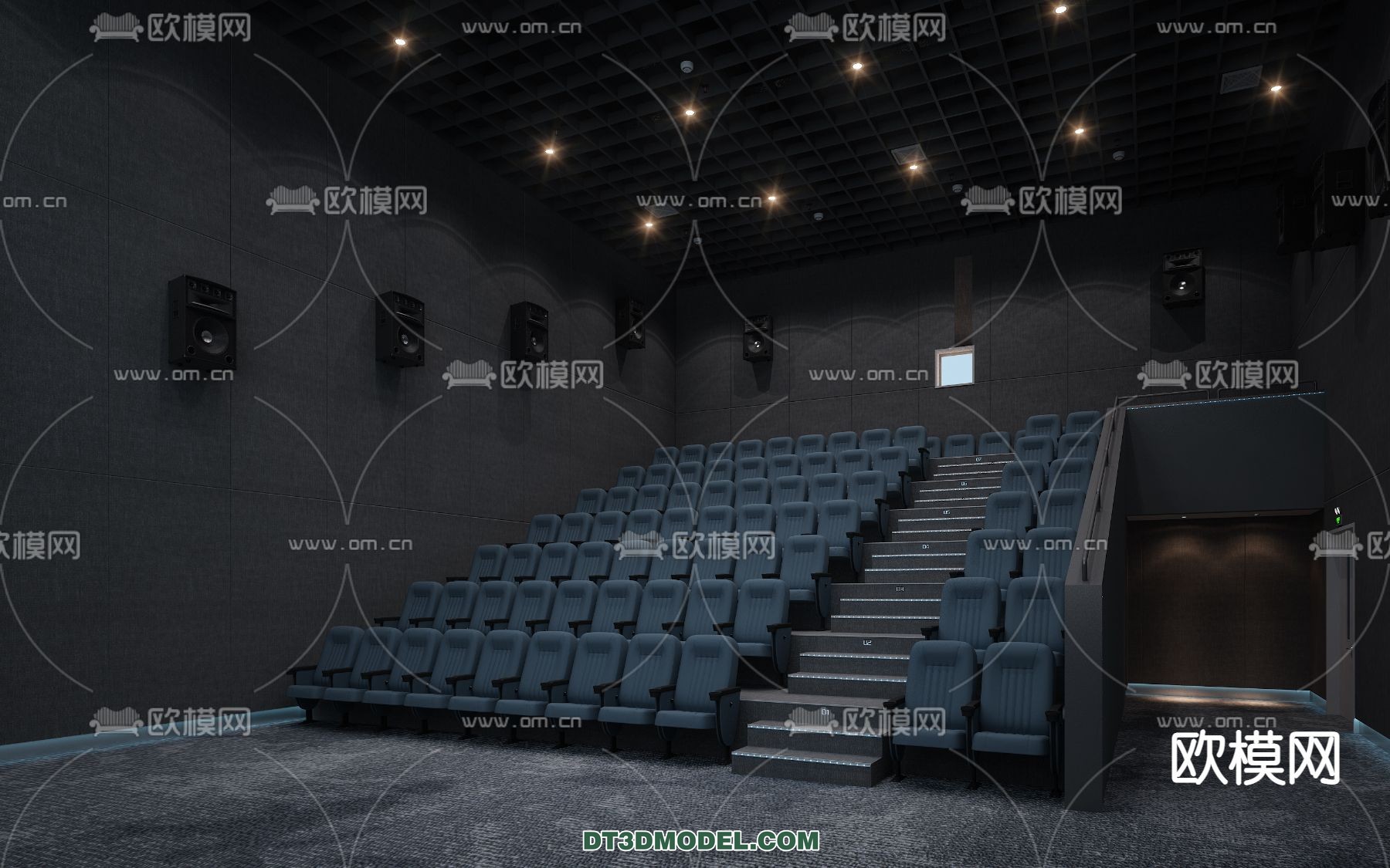 Cinema 3D Scenes – Movie Theater 3D Models – 056 - thumbnail 1