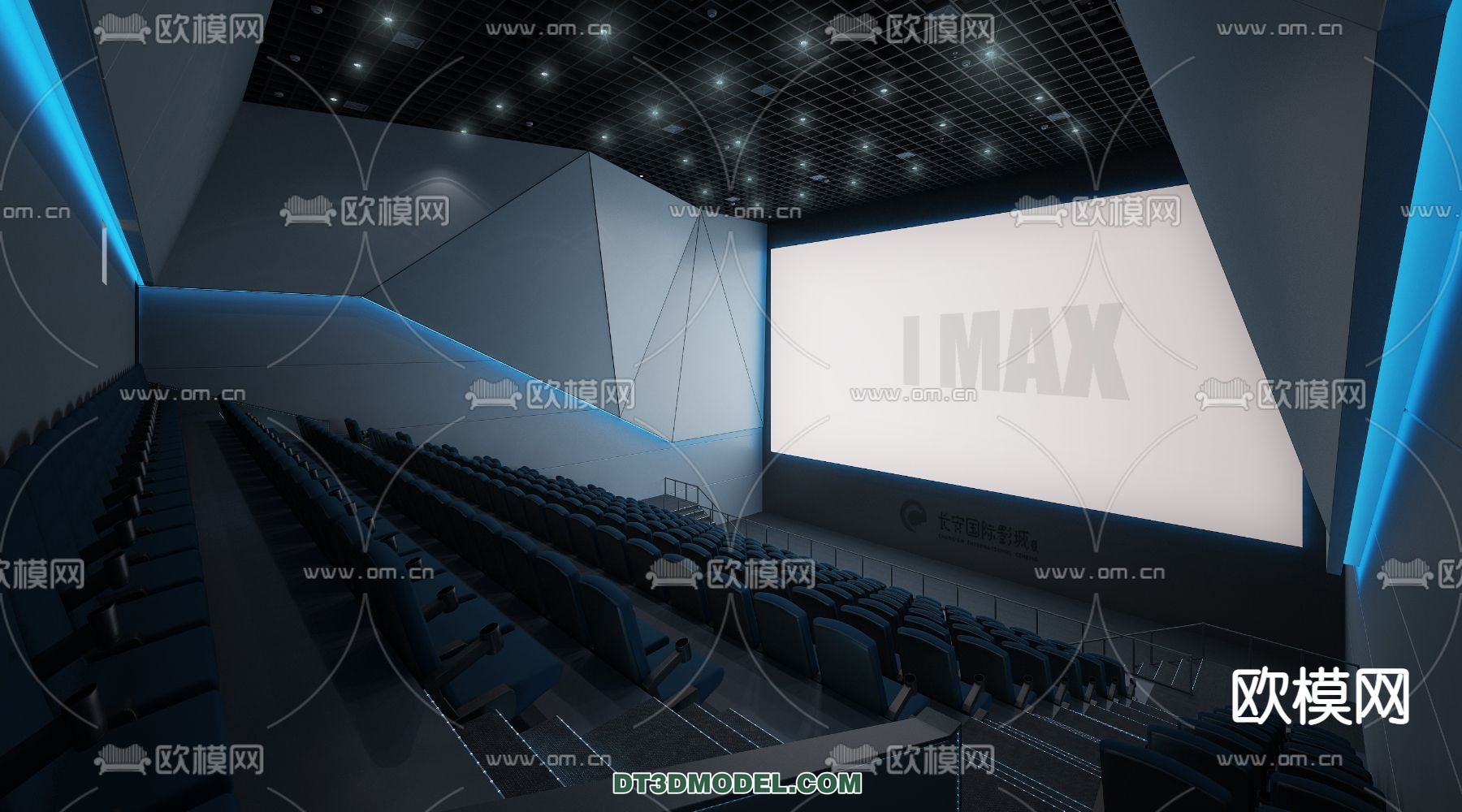 Cinema 3D Scenes – Movie Theater 3D Models – 057 - thumbnail 1