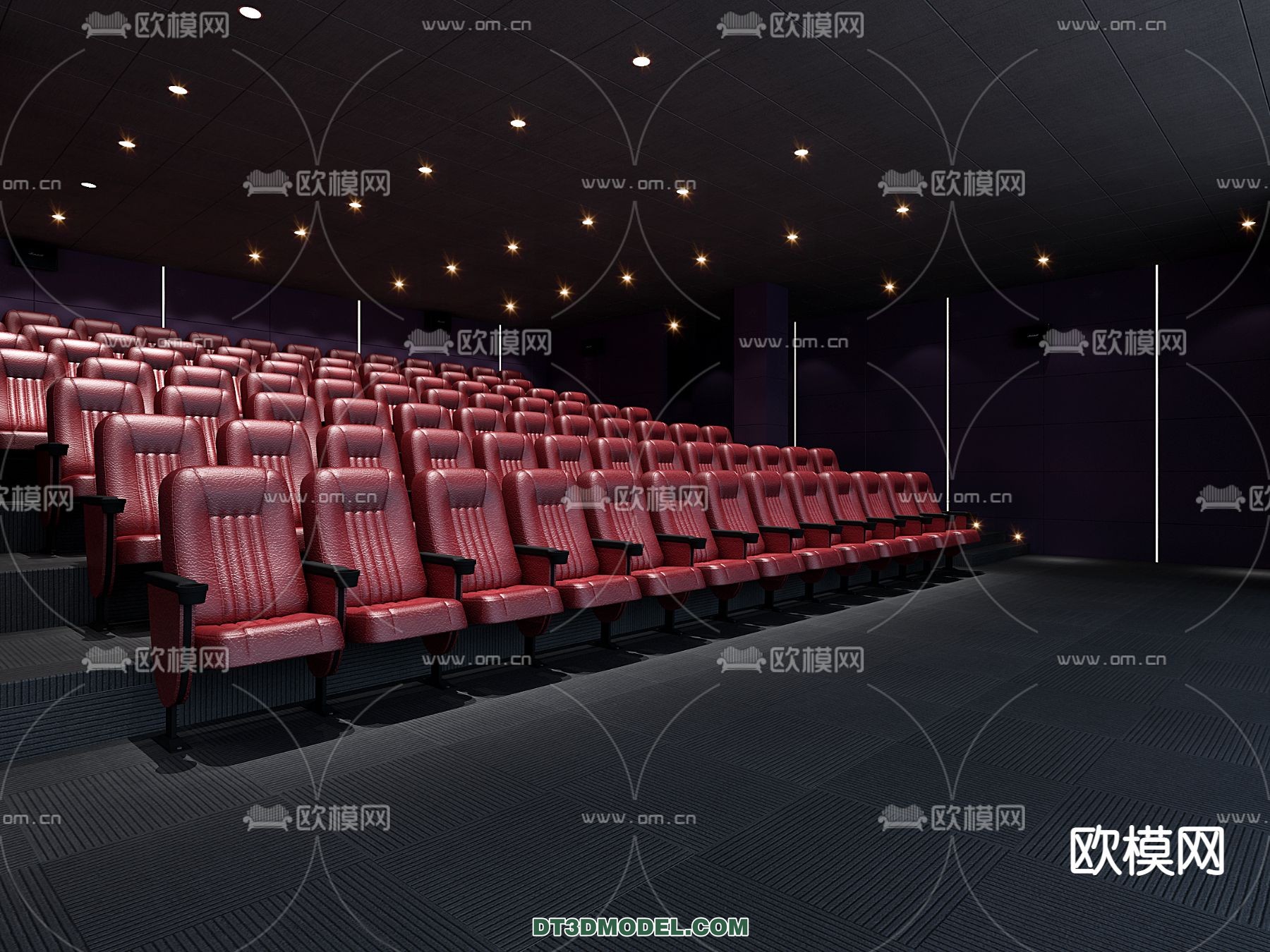 Cinema 3D Scenes – Movie Theater 3D Models – 064 - thumbnail 1