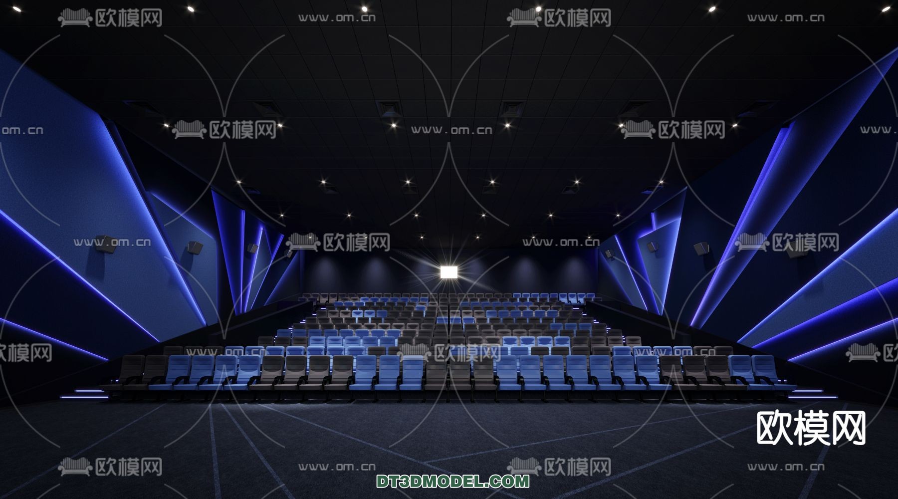 Cinema 3D Scenes – Movie Theater 3D Models – 070 - thumbnail 1