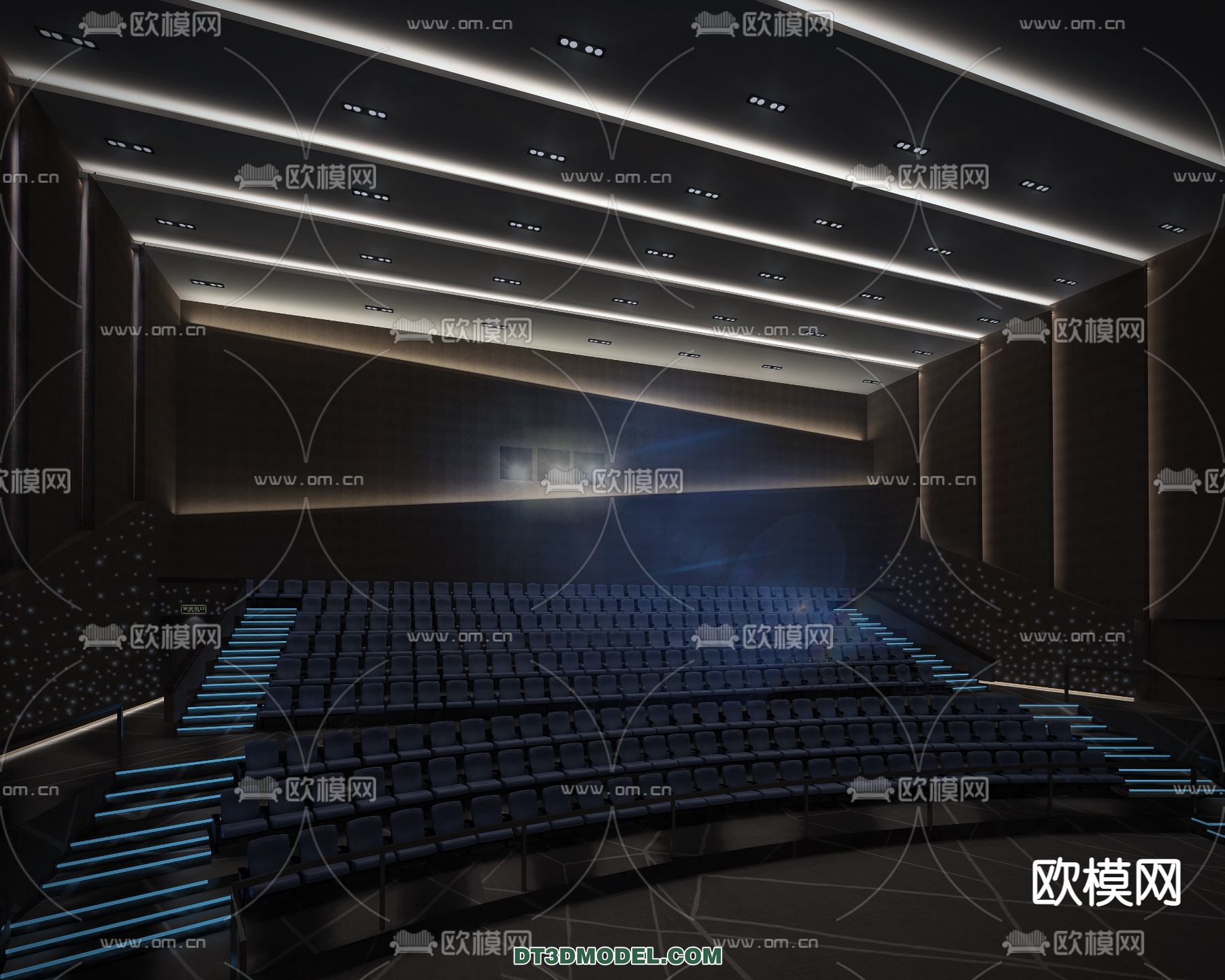 Cinema 3D Scenes – Movie Theater 3D Models – 075 - thumbnail 1