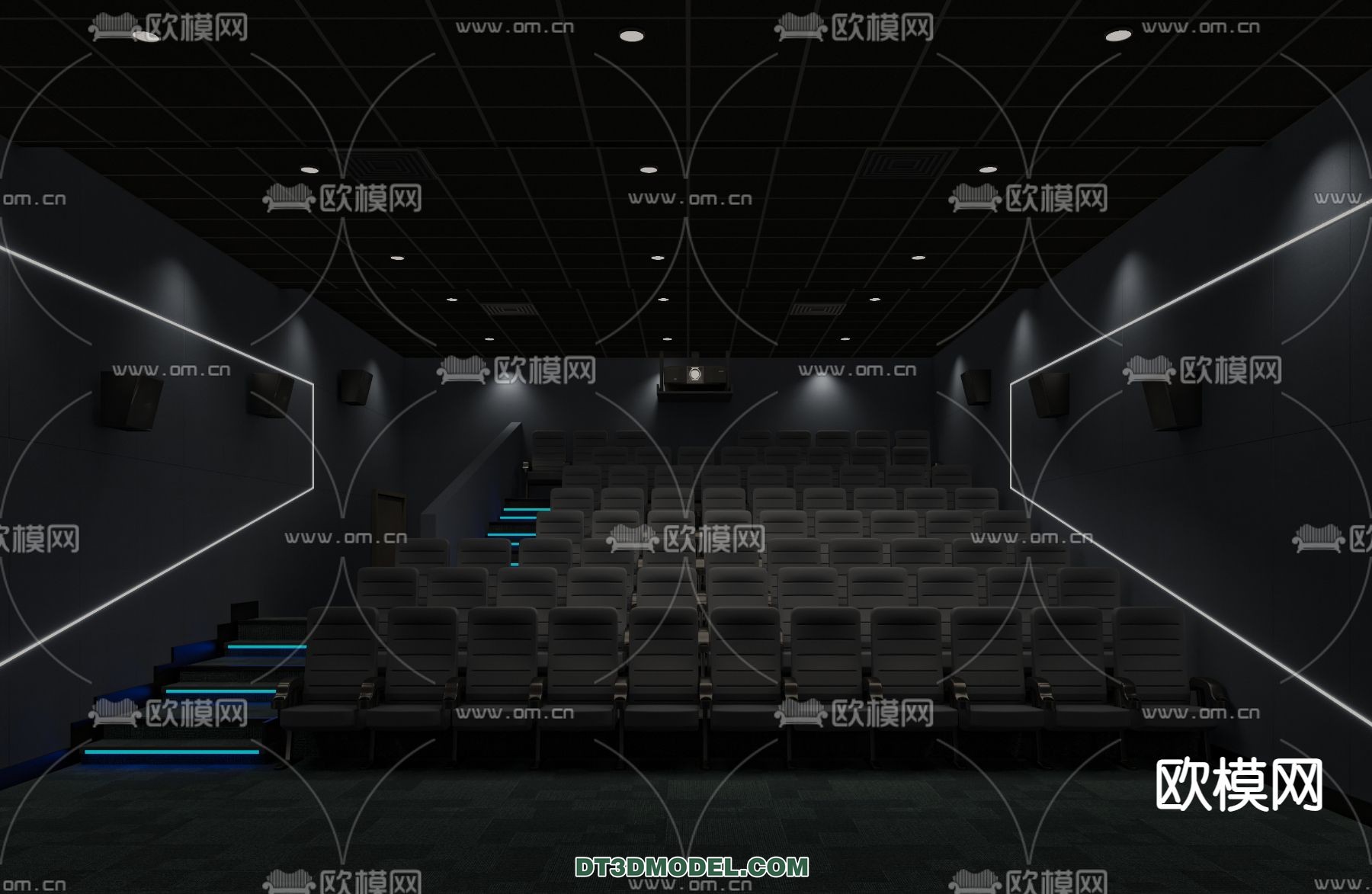 Cinema 3D Scenes – Movie Theater 3D Models – 076 - thumbnail 1
