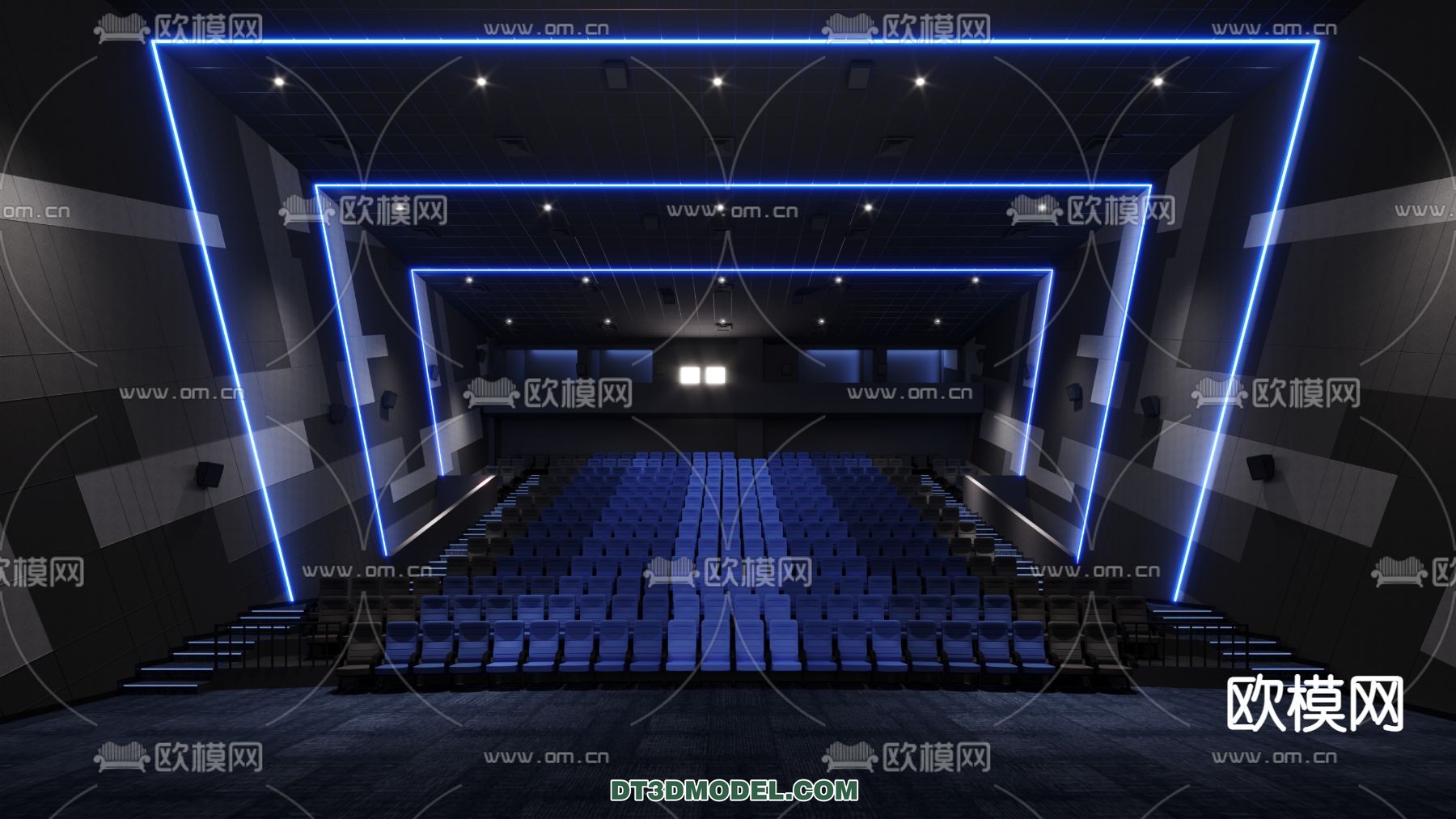 Cinema 3D Scenes – Movie Theater 3D Models – 078 - thumbnail 1