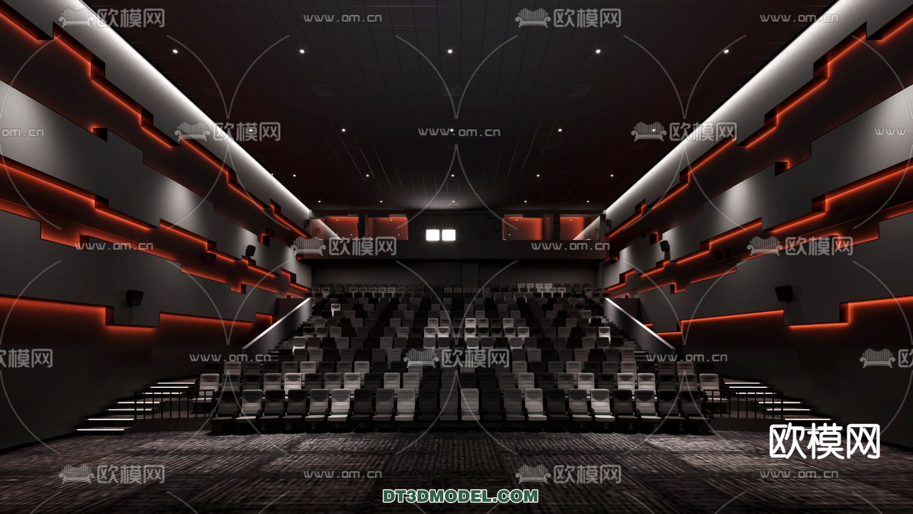 Cinema 3D Scenes – Movie Theater 3D Models – 079 - thumbnail 1